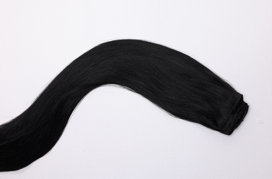 Straight Clip-In Extensions – Cleopatra (Jet Black)