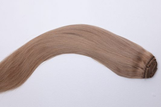 Straight Clip-In Extensions – Nile (Dark Ash Brown)