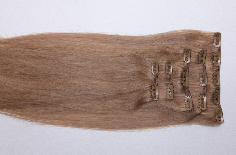 Straight Clip-In Extensions – Nile (Dark Ash Brown)