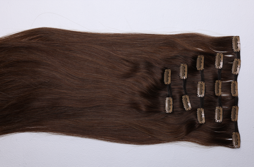 Straight Clip-In Extensions – Arabian Blend